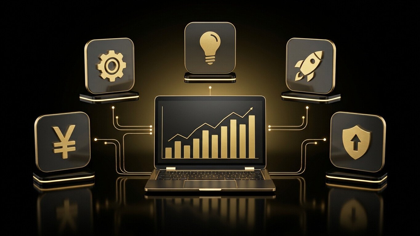 Cinco ferramentas de inteligência artificial conectadas a uma operação de marketing de afiliados